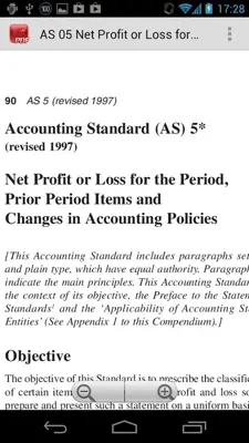 Accounting Standards India android App screenshot 0