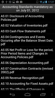 Accounting Standards India android App screenshot 4